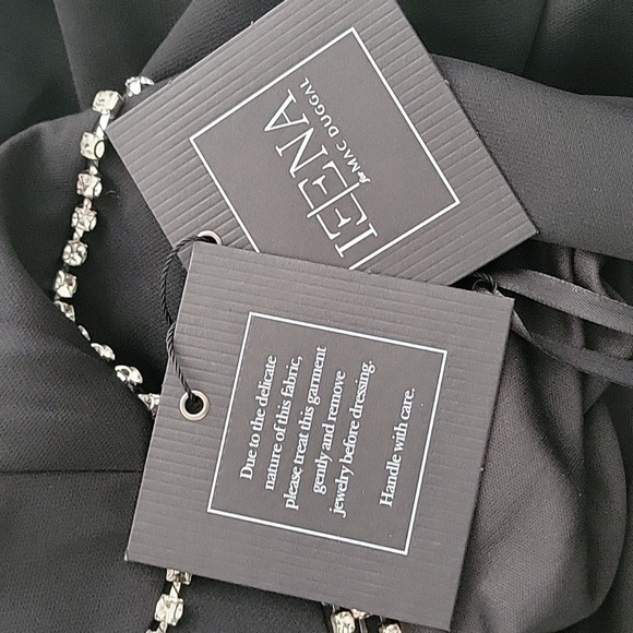 Mac Duggal black dress with gem detailing - Picture 8 of 15